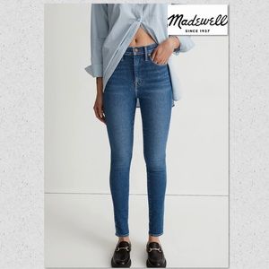 Madewell 10” high rise skinny jeans